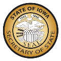 Iowa secretary of state logo